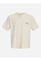 Cream Graphic Print Crew Neck T-Shirt - 2