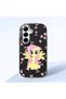 Samsung Galaxy S25 Plus Compatible Shock-Absorbing Camera Protected Black Silicone Case Fluttershy