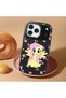 iPhone 17 Pro Compatible Shock-Absorbing Black Silicone Case with Camera Protection Fluttershy - 2