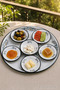 7 Piece Batdal Boy Enamel Breakfast Set, Presentation, Breakfast Plate - 8