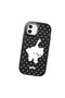 iPhone 12/12 Pro Compatible Shock-Absorbing Black Silicone Case with Camera Protection Cat - 3