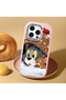 iPhone 16 Pro Max Compatible Shock-Absorbing Camera Protected Pink Silicone Case Jerry - 2