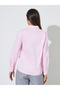 Pink Solid Long Sleeves Regular Fit Shirt - 5