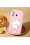 Samsung Galaxy A20 Compatible Shock-Absorbing Camera Protected Pink Silicone Case Cat - 2