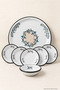 7 Piece Batdal Boy Enamel Breakfast Set, Presentation, Breakfast Plate - 7