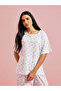 Multi-Color All Over Bow Print T-Shirt and Pants Pyjama Set - 2