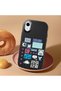 Black Silicone Case with Shock-Absorbing Camera Protections Compatible with iPhone Xr - 2