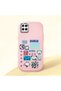 Pink Silicone Case with Shock-Absorbing Camera Protection Compatible with Samsung Galaxy A12/M12