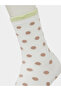 Pack of 3 - Multi-Color Polka Dot Ankle Length Socks - 3