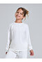 Teen Unisex Off White Solid Long Sleeves T-Shirt and Joggers Set - 8