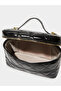 Black Quilted Crossbody Bag - 5