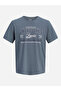 Charcoal Logo Graphic Round Neck T-Shirt