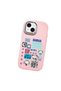 Pink Silicone Case with Camera Protection Compatible with iPhone 15 Shock-Absorbing - 4