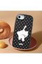 iPhone 7/8/Se 2020 2022 Compatible Shock-Absorbing Black Silicone Case with Camera Protection Cat - 3