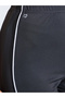 Black Solid Contrast Seam Active Flare Pants - 4