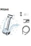 Sleek Brass Shattaf Set - Chrome - 3-Year , Handheld Bidet Spray Set