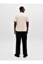 Beige Ribbed Knit Polo - 9