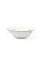 Royal Orchid New Bone China Embossed Serving Bowl – 23cm, White, Loose Crockery