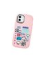 Pink Silicone Case with Shock-Absorbing Camera Protections Compatible with iPhone 12 Mini - 3