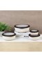 Bistro Bliss 4 Piece Storage Container Set 2170, 1370, 770, 370Ml, Brown, TPR - 3