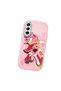 Pink Silicone Case with Shock-Absorbing Camera Protection Compatible with Samsung Galaxy S21 Fe - 4