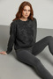 Crew Neck Basic Acid Washable Sweatshirt - 5