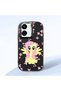 Poco C65 Compatible Shock-Absorbing Camera Protected Black Silicone Case Fluttershy