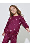 Girls All Over Heart Print Oversized Sweatshirt and Joggers Set - 2