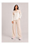 Women's Shirted Long Sleeve Premium Modal Top and Bottom Tracksuit Set - Stone - 5