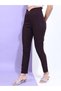 Burgundy Skinny Fit Solid High-Rise Jeggings - 3