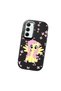 Samsung Galaxy A35 Compatible Shock-Absorbing Black Silicone Case with Camera Protection Fluttershy - 3