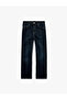 High Waist Pocketed Cotton Spanish Flare Denim Pants - Kick Flare Jeans - 5