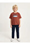 Boys Rust Graphic Print Regular Fit T-Shirt By Juniorloom - 4