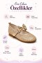 Orthopedic Insole, Very Stylish, Very Comfortable, Bow-Tie Casual Girls' Ballerina Shoes - 6