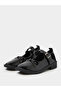 Black Patent Mary Jane Flats with Bow Detail - 2