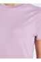 Pink Solid Short Sleeves Active T-Shirt - 4