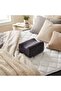 Verve Knee Support Firm Molded Memory Foam Pillow, Ash Grey, L 20 x W 25 x H 12 cm, Velvet Stretch - 4