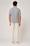 Textured polo collar t-shirt - 4