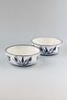 Blue Tulip Two Porcelain Bowls - 2