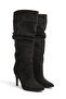 Women's Thin Heel Pointed Toe High Bellows Boots - 4