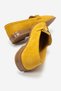 Genuine Leather Yellow Women's Buckle Detailed Ballerinas Andy - 4