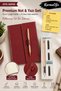 Burgundy Color 15X21 Pen, 3 Covers, 96 Sheets Lined Notebook and Primeo m Tip Refill Pen Set – 7 Color Options