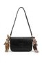 Women's 1St Quality Soft Leather Rabbit Detailed Black Shoulder Bag, if You Want, You Can Remove the Sticker and Use It Simply. - 2