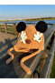Baby Camel Winter Plush Hat |   Lace-Up Beret Model with Ears - 3