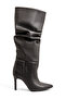 Women's Thin Heel Pointed Toe High Bellows Boots