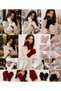 Trendy Bearded Soft Cut Gloves, Winter Gloves, Cut Gloves, Women's Gloves - 4