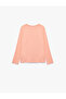 Cotton Crew Neck Cat Printed Long Sleeve T-Shirt - 2