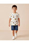 Boys White Rubiks Cube Printed T-Shirt - 2