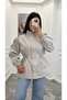 Imported Fabric Jacket with Elastic Waistband and Lining - 2