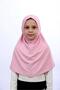 Girl's One-Piece Hijab - Ready-To-Wear Hijab Scarf - Practical Snap-On Hijab |   Flexible Sandy Fabric Daily & Prayer Headscarf (6-11 Years)